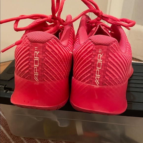 NikeCourt Vapor 11 Shoes Womens Sz 8.5 Pink Tennis Athletic Sneakers DR6965-600 - Picture 7 of 9